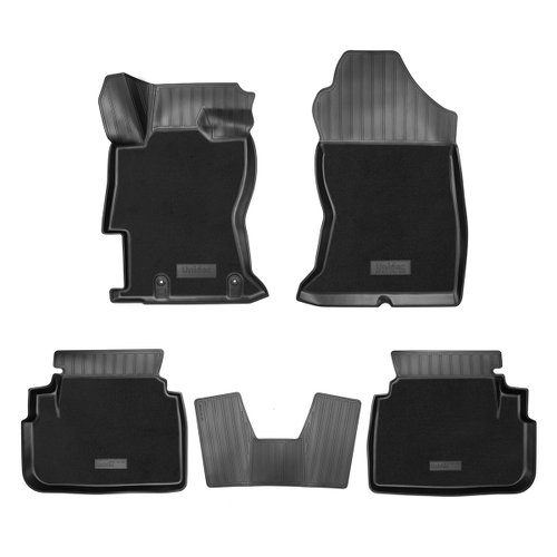 Ковры в салон Norplast/Unidec для Subaru XV в кузове G5 (2017-), Черный, 5 штук, арт.NPA11-C84-810-CM