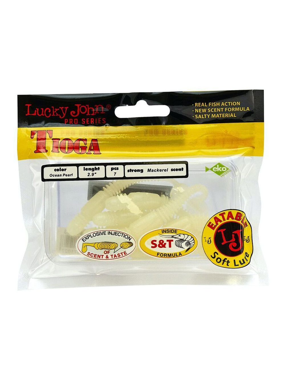 Виброхвосты съедобные LJ Pro Series TIOGA 3.9in (10.00)/T18 5 шт. в упак.