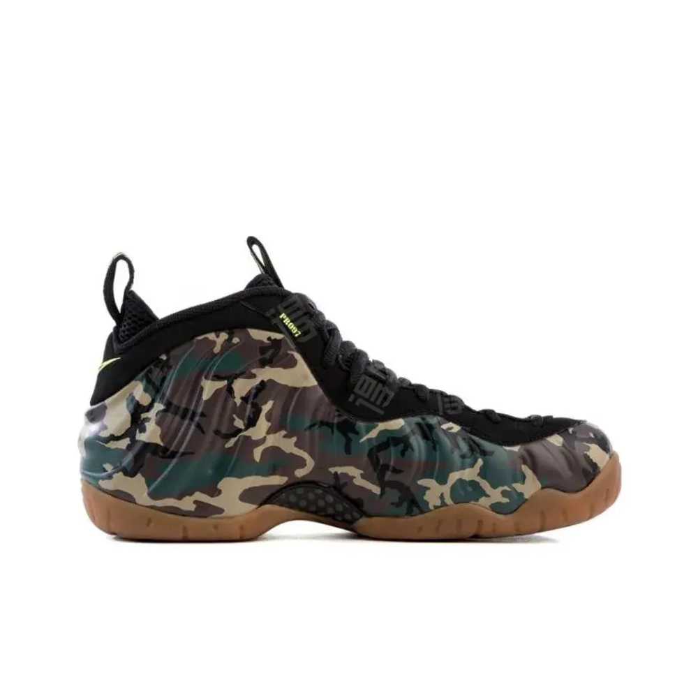 Мужские кроссовки Nike Air Foamposite Pro Prm Le 'Green Camo' 587547-300