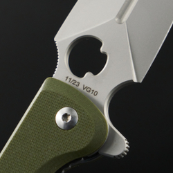 Нож складной Daggerr Arrow Olive BB VG10