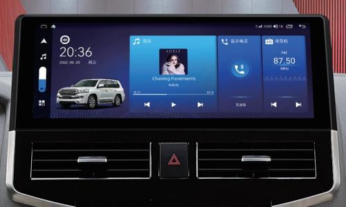 Магнитола для Toyota Land Cruiser 200 2015-2021 (c JBL и 360) - Kuberg HP-T1502 монитор 15" на Android 12, Быстрая, 4G SIM-слот