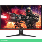 Монитор AOC Gaming 24G2ZE черный/красный