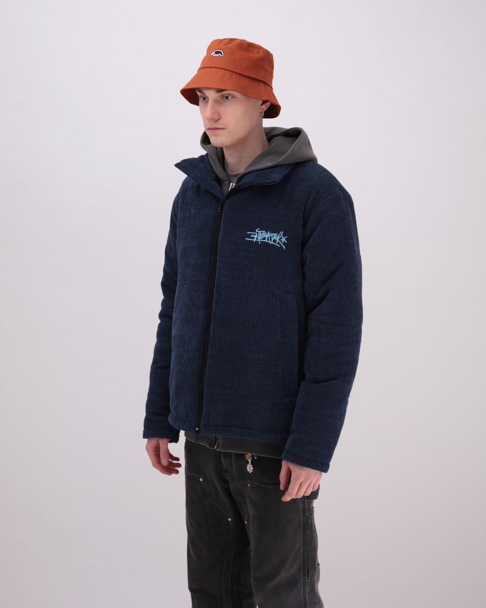 Пуховик Anteater Downlight Velvet Синяя