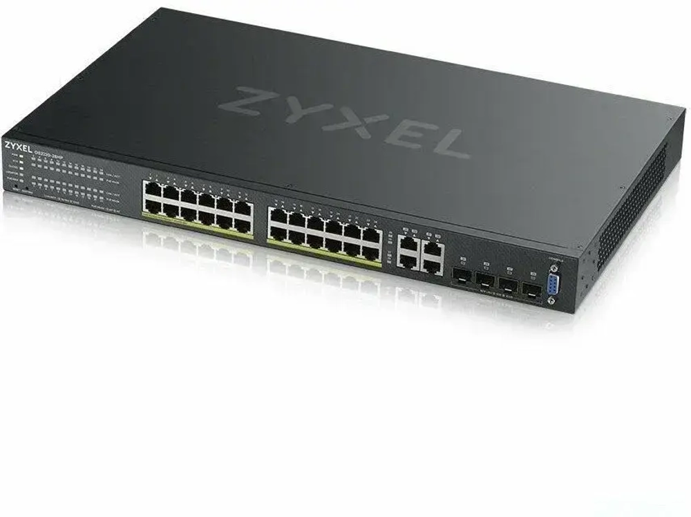 Сетевое оборудование ZYXEL GS2220-28HP-EU0101F NebulaFlex Pro Коммутатор 28G 24PoE+ 375W управляемый