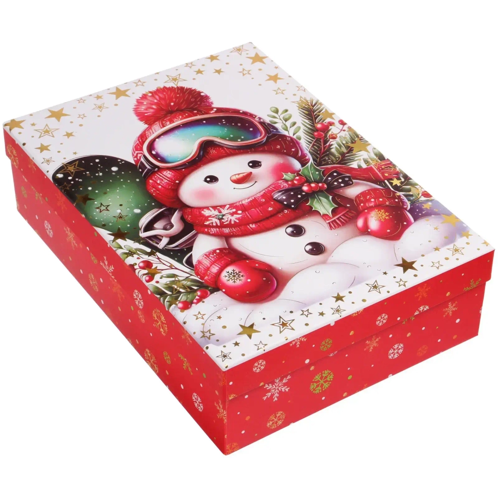 Коробка подарочная «Спортивный Новый год» 33*23.5*9 см