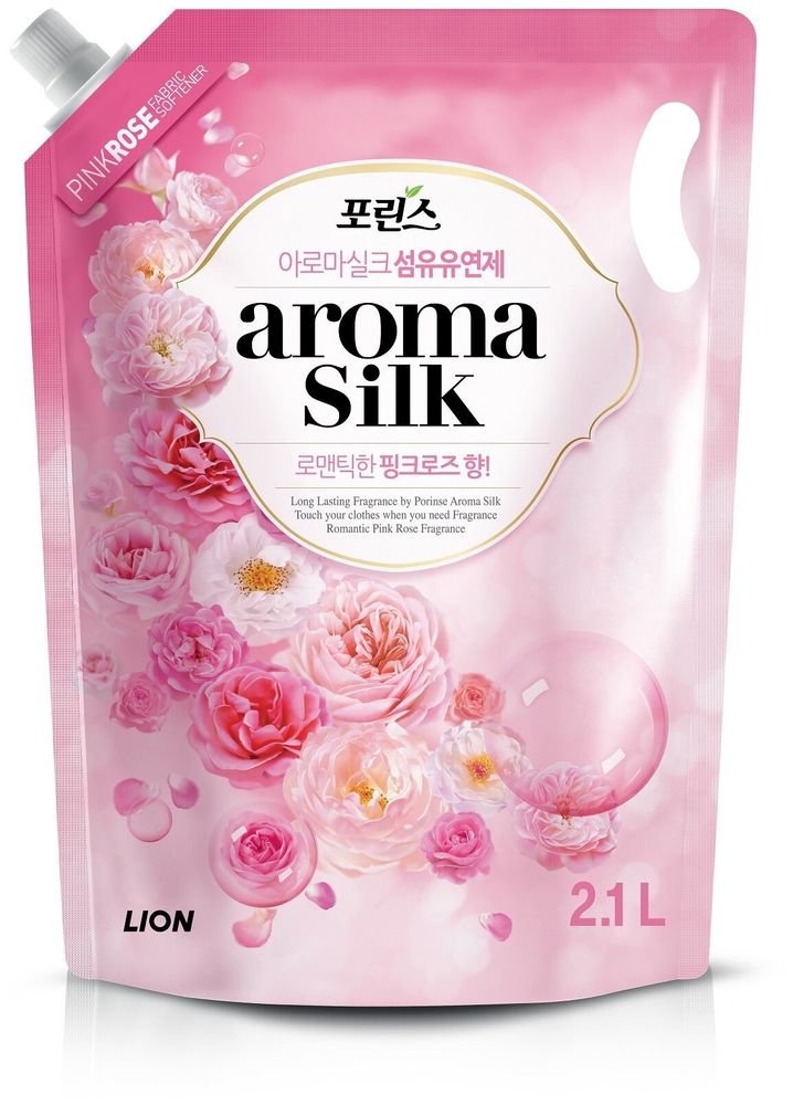 CJ Lion Кондиционер для белья Porinse Aroma Capsule Роза, 2.1 л