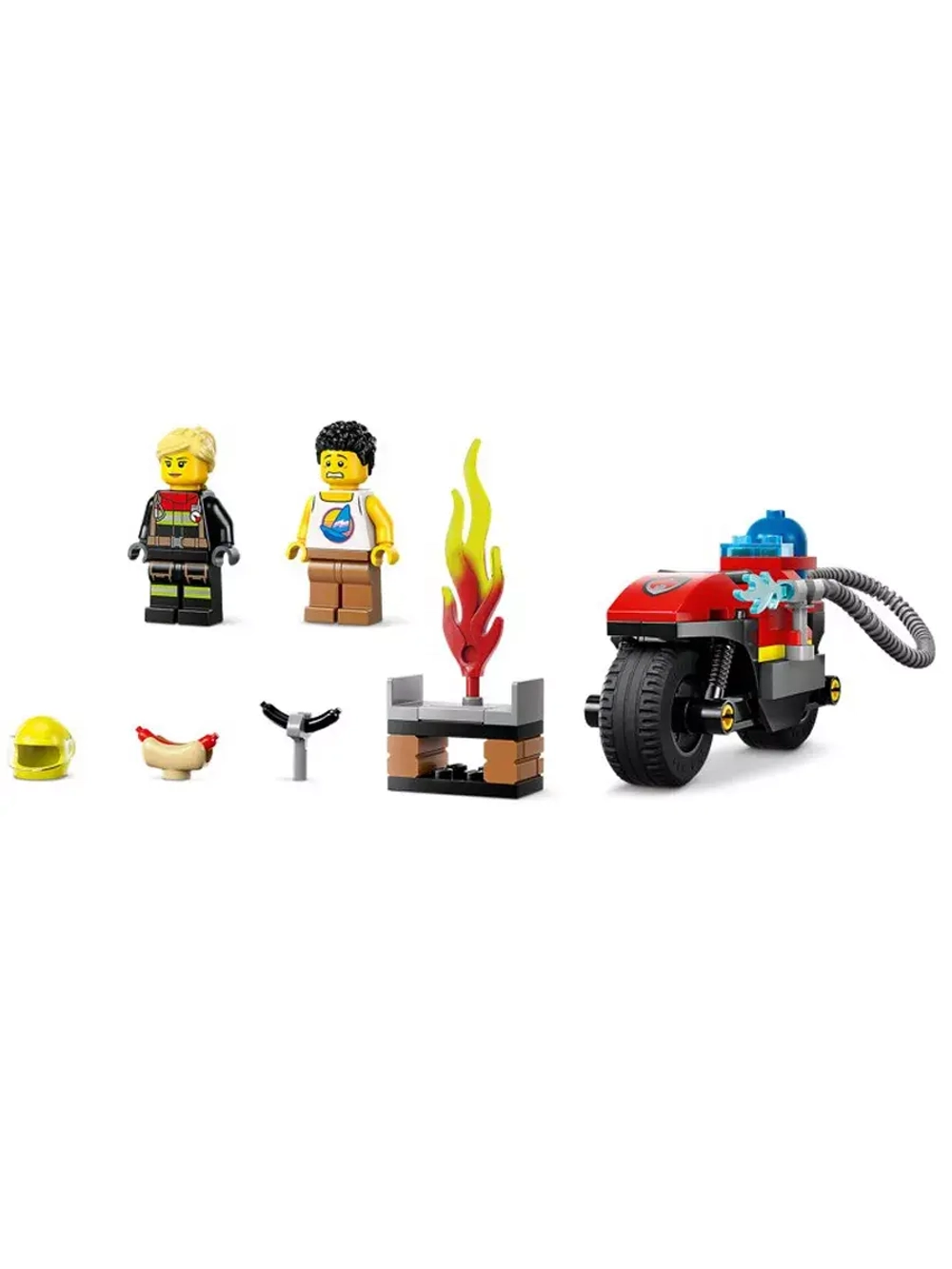 Лего Сити Пожарный мотоцикл 60410 Lego City