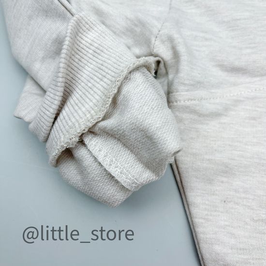 Брючки из футера(тонкого), Бежевые