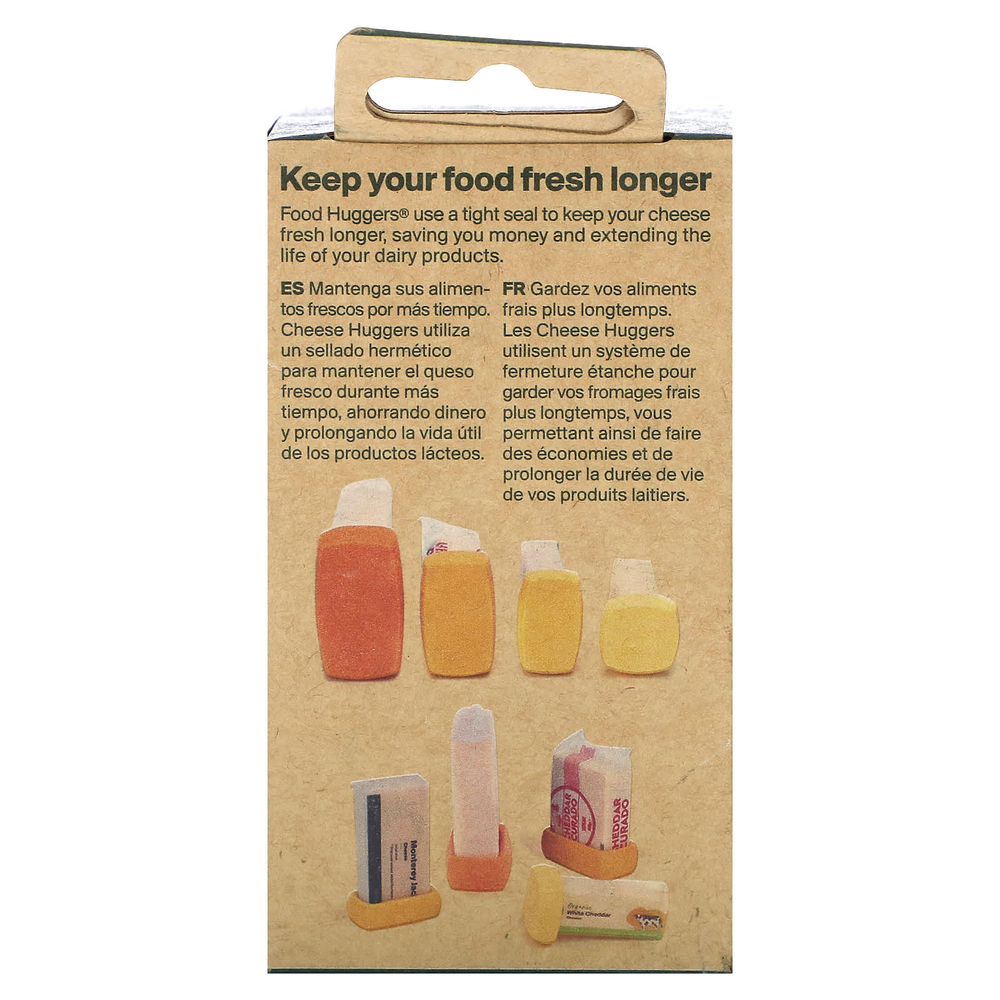 Food Huggers, многоразовые палочки для сыра, 4 шт.