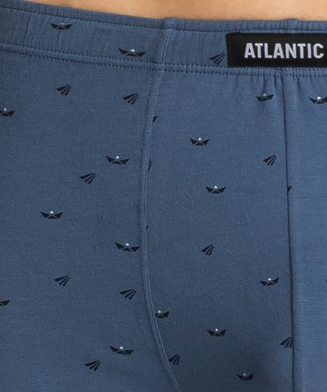 Трусы мужские боксеры (3шт), Atlantic 3MH-033, светлый графит + темно-синие + деним