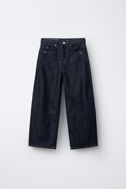 ZARA Х CHAMPION ® ДЖИНСЫ BARREL, СИНИЙ