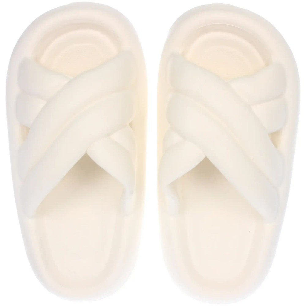 Шлепанцы женские «GRACE», цвет белый, р-р 38-39