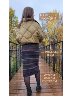 Юбка миди теплая