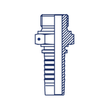 Фитинг DN 20 BSP (Ш) 3/4 Interlock