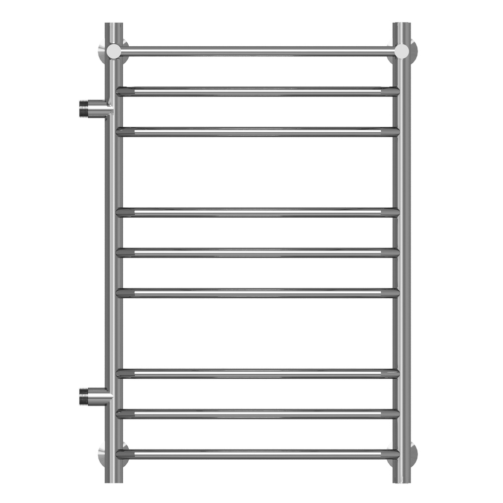 Полотенцесушитель MIXLINE MIRA  80х50х50 г2 (1'' НР, 8 перекладин + ПОЛКА, левое подкл) водяной