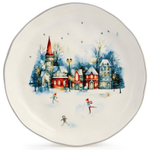 Тарелка закусочная Agness "С новым годом!" 17х3см