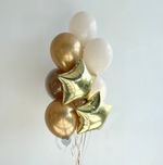 "Золотой рассвет" (набор из 10 шаров) №2138