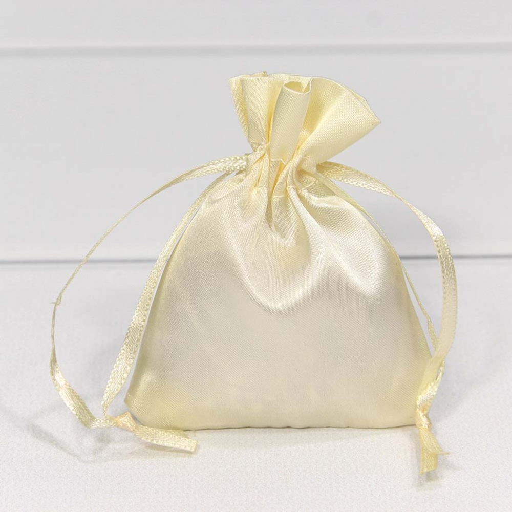 Мешочек 7х9см Атлас (Желтый)