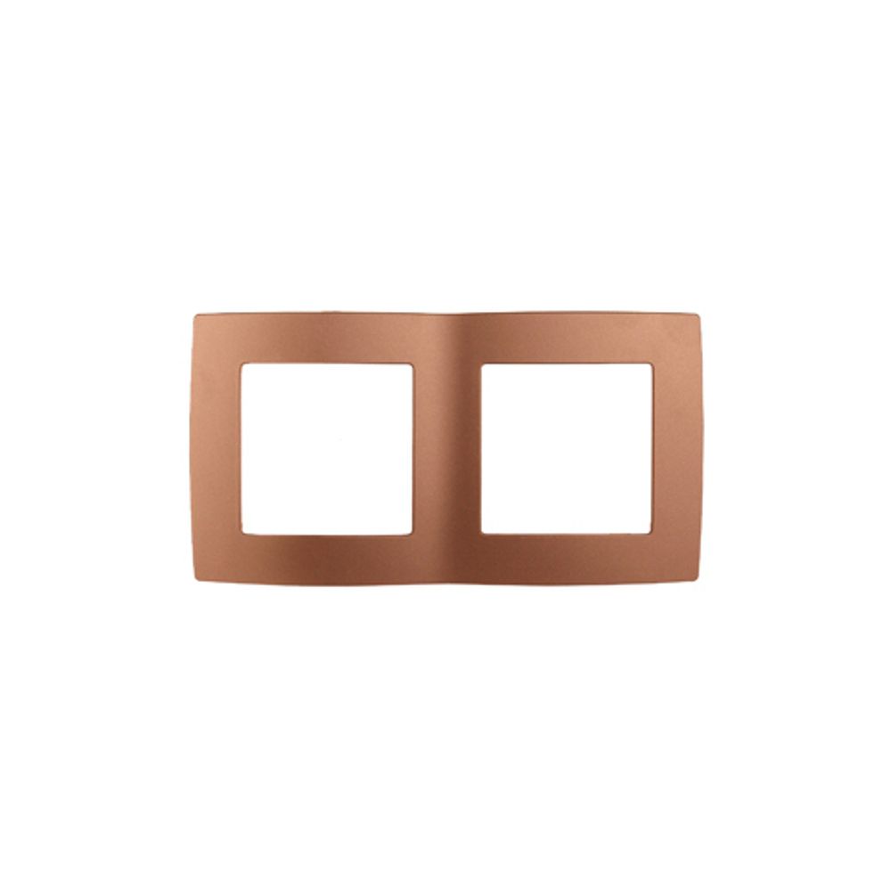 12-5002-14 ЭРА Рамка на 2 поста, Эра12, медь