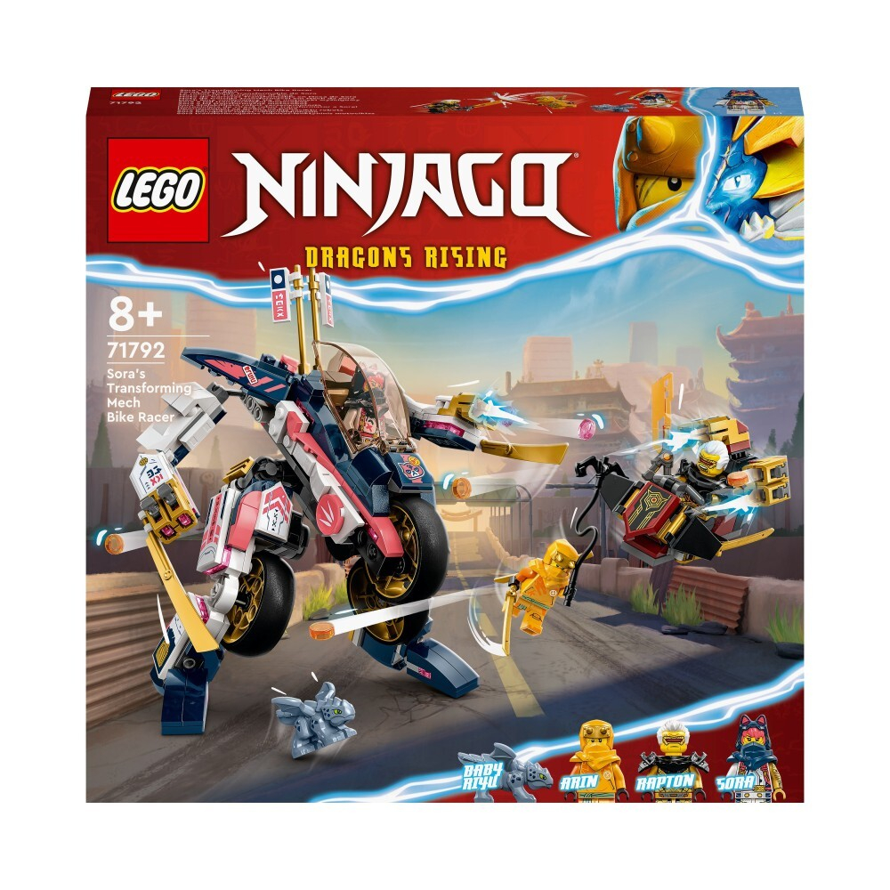 LEGO Ninjago — Мех Соры, трансформирующийся в гоночный велосипед 71792 / артикул   71792  / GTIN 5702017413075