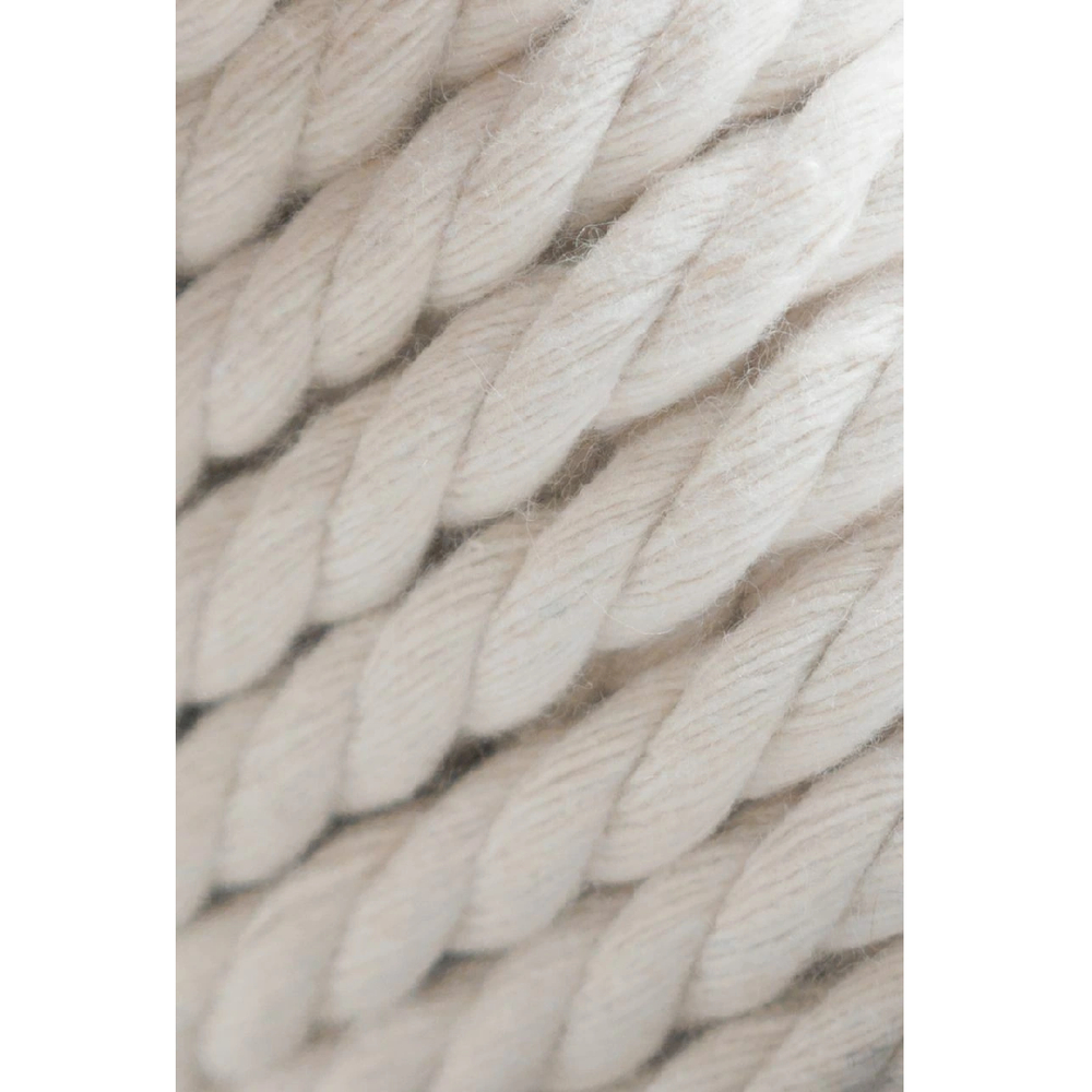 Хлопковая белая веревка для шибари на катушке 5 м