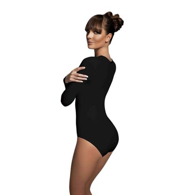 Боди с длинным рукавом Doreanse Modal Basic (Размер: XL) (Цвет: черный)