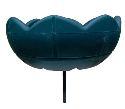 Садовый цветник Гейзер-1 с вазоном 600, цвет зеленый, высота 760