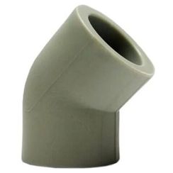 Угольник TEBO сер. PP-R 45 град. 40 (10/120), арт. 031030205