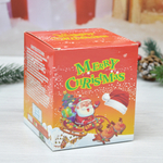 Сувенир "Елка музыкальная" 17,5см Веселье, красная, работает от 3*АА - в комплект не входят