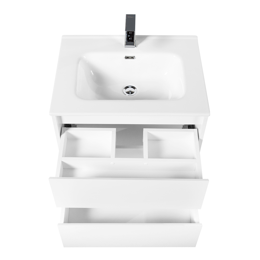 Тумба подвесная с раковиной BelBagno KRAFT-700-2C-SO-BO