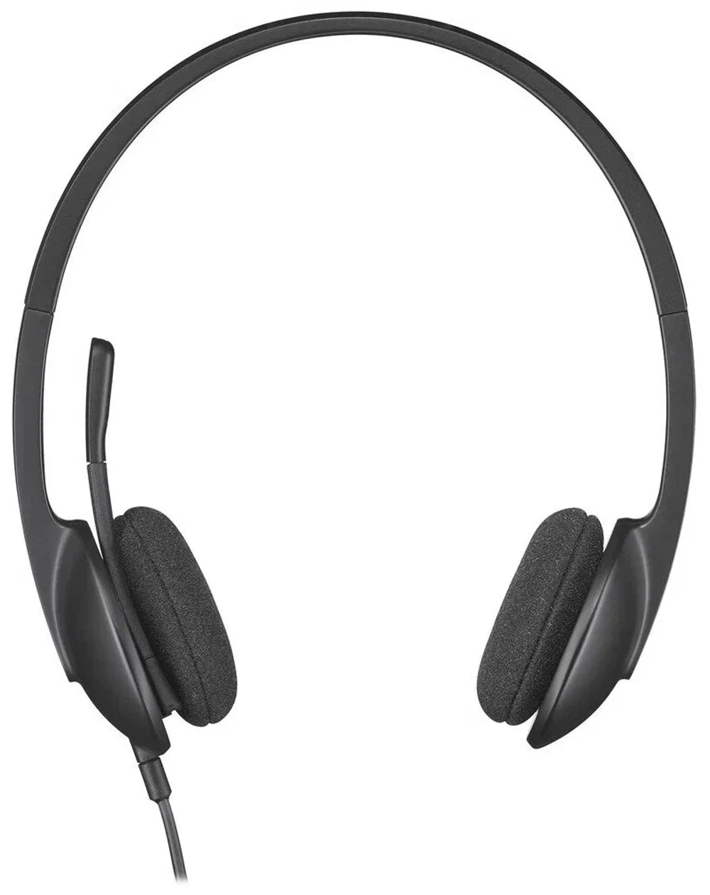 Компьютерная гарнитура Logitech USB Headset H340, черный