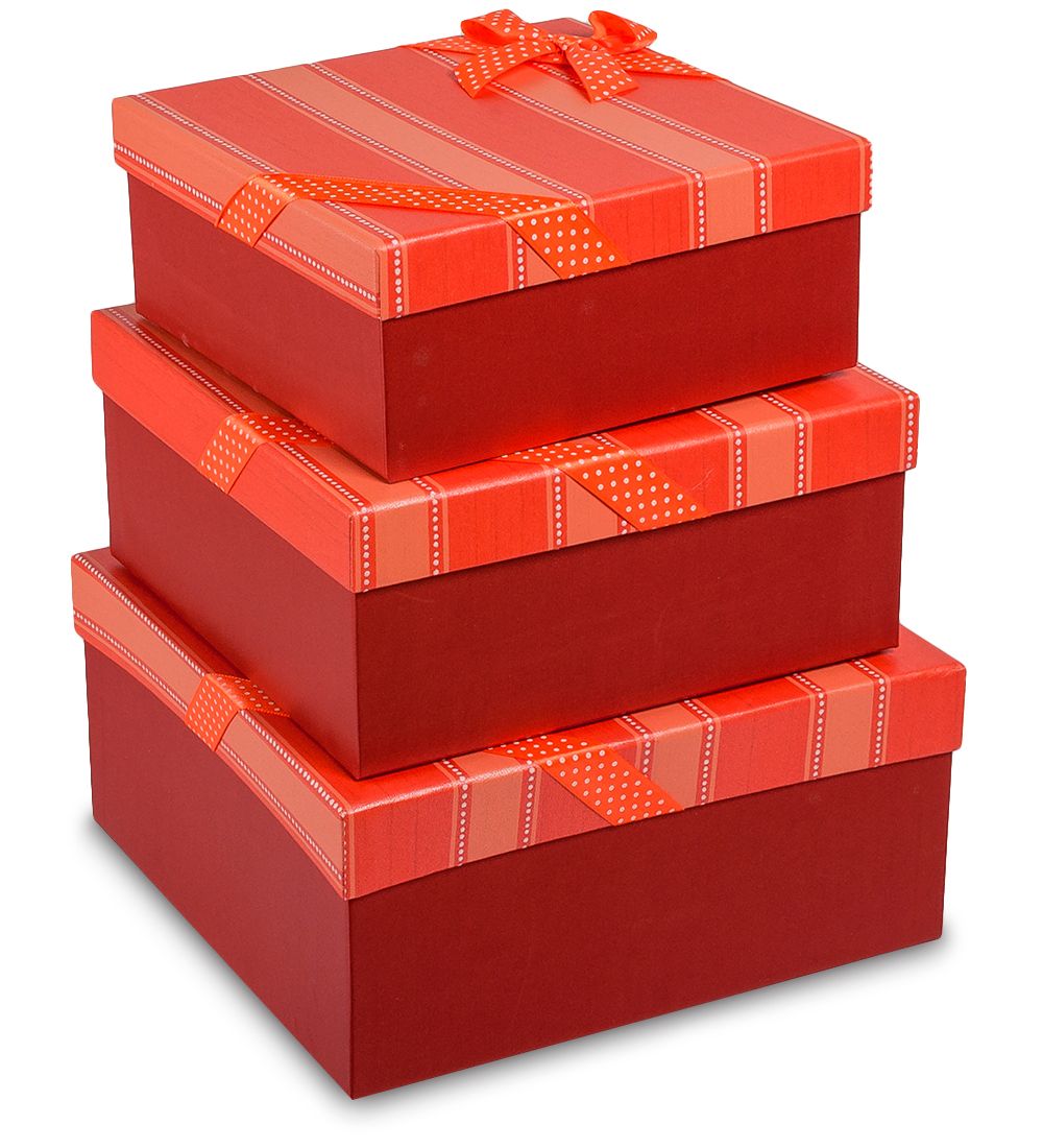 Packing Symphony ZK-01 Набор коробок из 3шт «Яркая тесьма»