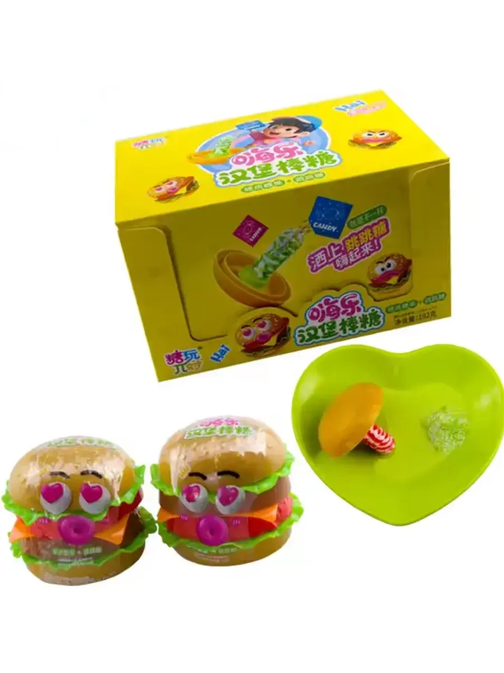 Леденцы со взрывной карамелью Бургер-Шипучка 16 г * 12 шт