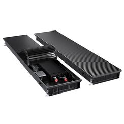 Конвектор внутрипольный Royal Thermo ATRIUM TURBO-80/300/2700-DG-U-BL