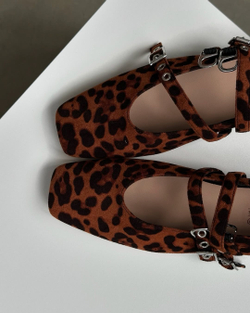 Балетки из эко замши