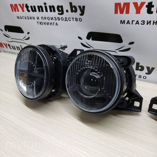 Передние фары BLAKC для BMW 3 E30