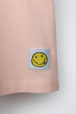 ZARA ФУТБОЛКА С ПРИНТОМ NIRVANA®, ОРАНЖЕВЫЙ