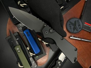 Складной нож Pro-Tech Strider SnG 2403OP c клинком из стали 154CM, рукоять алюминий