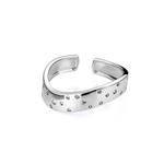 Латунное кольцо "Звёздное небо" silver