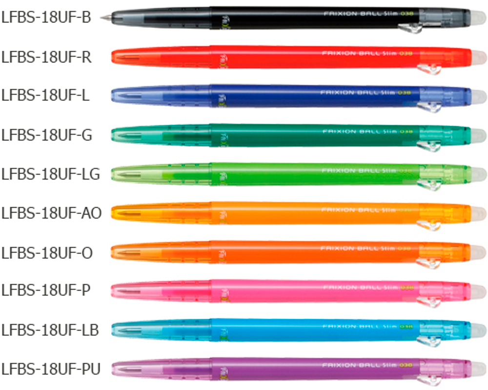 Гелевые ручки FriXion Ball Slim 038