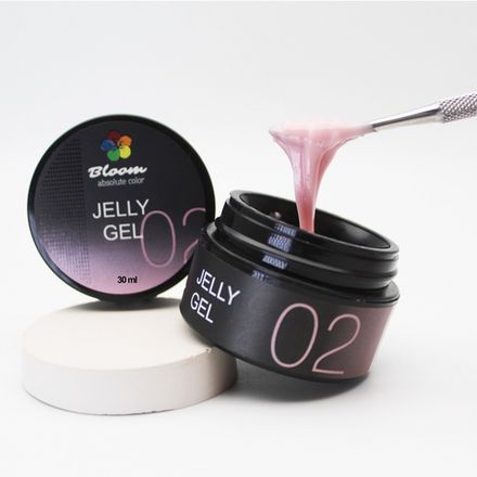 Bloom Jelly Gel 02 - Гель желе нежно-розовый, 30мл