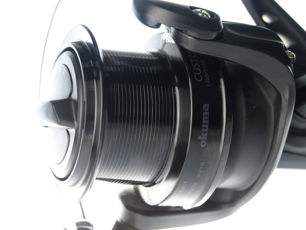 Катушка Okuma Custom Black 80 + доп. шпуля