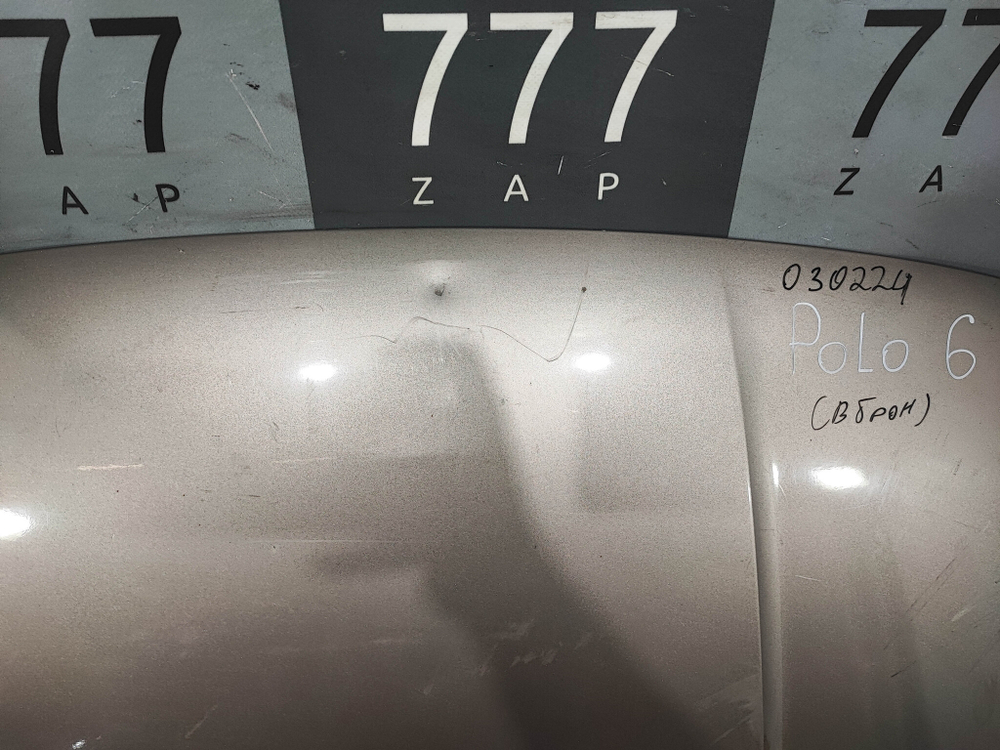 Капот Volkswagen Polo 6 20-нв Б/У Оригинал 6N5823031A