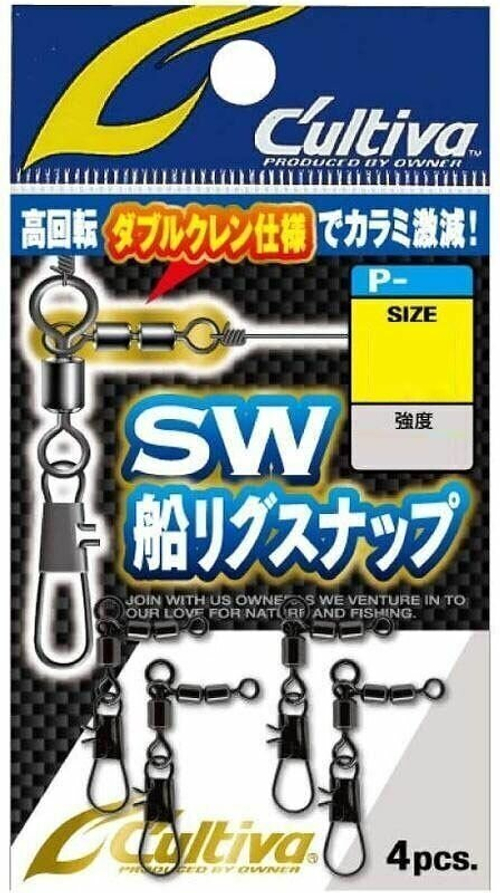 Вертлюг Cultiva с карабином 72834 S (P-34)