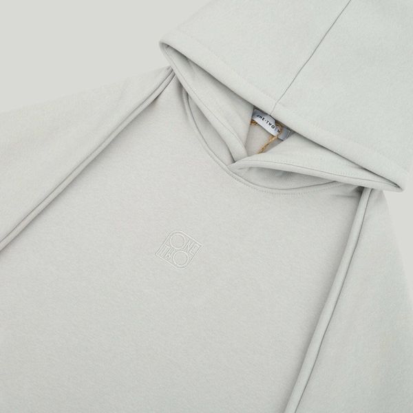 Худи Basic Harbor Mist утепленный серый - фото 3