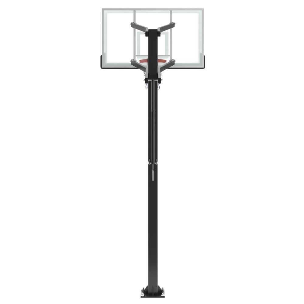 Баскетбольная стойка стационарная UNIX Line B-Stand-PC 72&quot;x42&quot; R45 H230-305 см