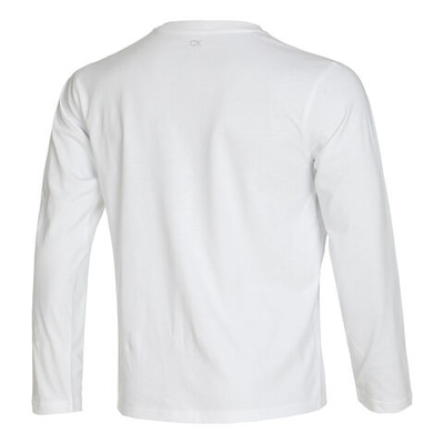 Мужское теннисное поло Calvin Klein Long Sleeve Men - White