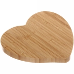 Поднос бамбуковый для подачи блюд «SHEF» 18*19см Сердце