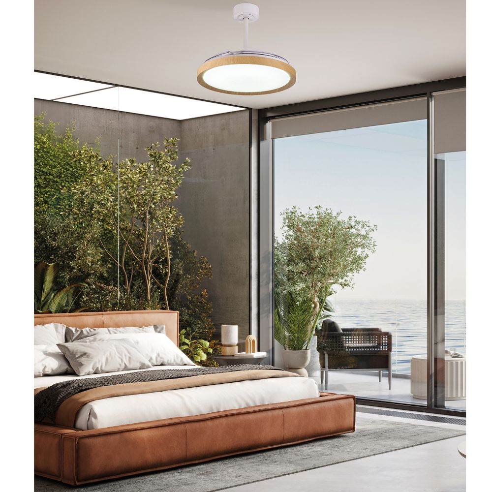 8827 Люстра потолочная-вентилятор MISTRAL