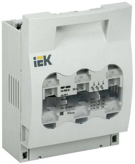 Выключатель-разъединитель-предохранитель 400А KARAT IEK SRP-30-3-400